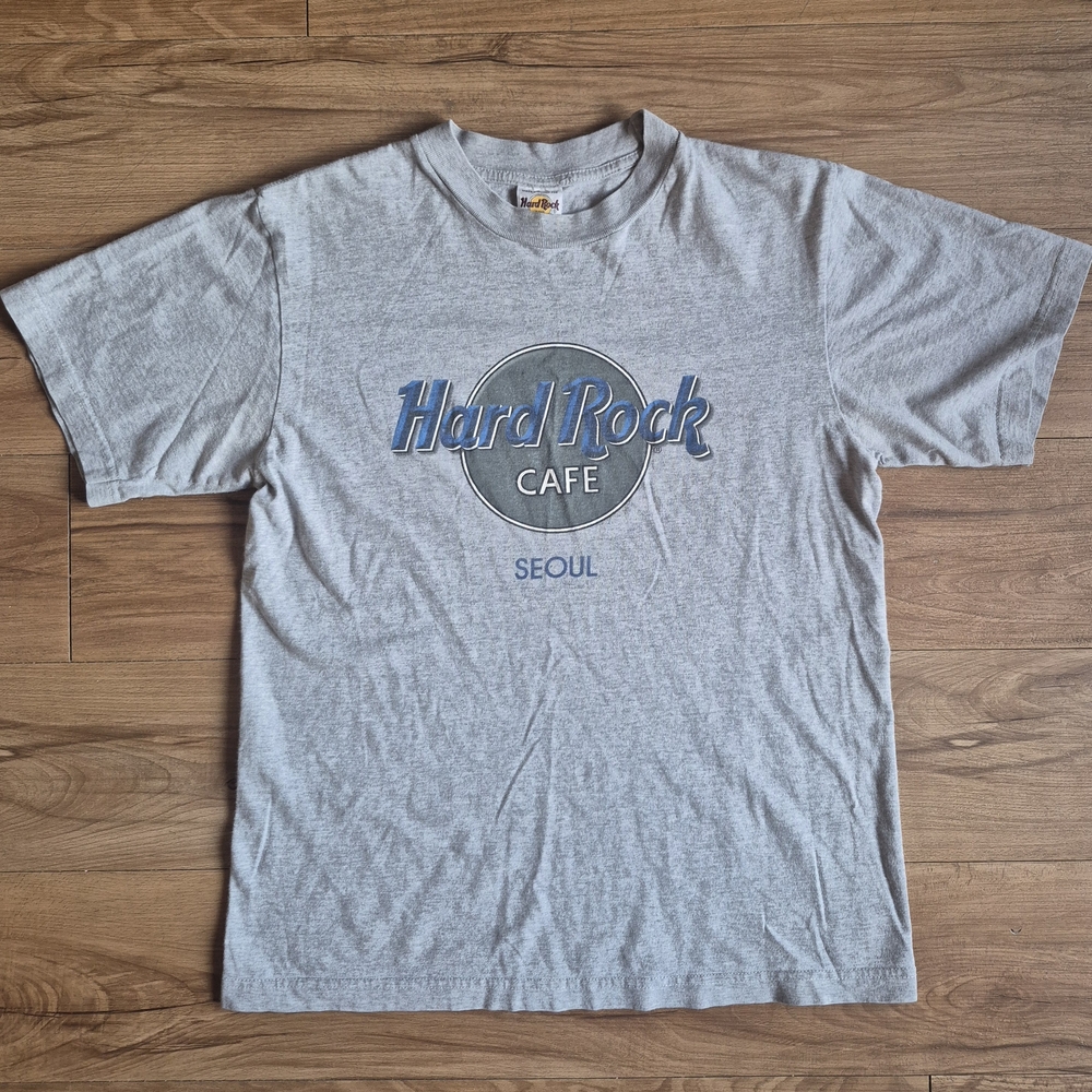 Medium Hard Rock Café "Seoul" Heather Gray Tee